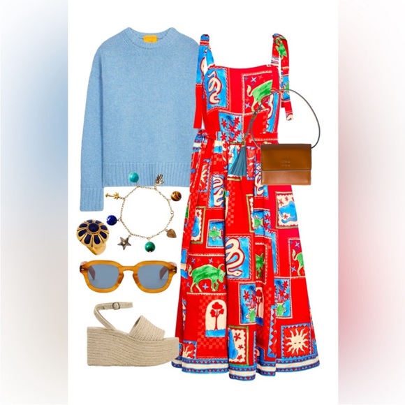 Hunter Bell Quincy Dress in Santa Fe Size 12 NWT - Picture 9 of 11